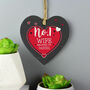 Personalised Love Slate Heart Hanging Sign, thumbnail 3 of 3