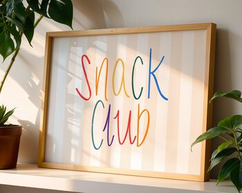 Snack Club Art Print, 10 of 12