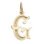 Gothic Initial Pendant, thumbnail 7 of 12