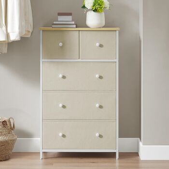 Chest Of Drawers Fabric Storage Organiser Dresser, 3 of 12