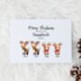 Personalised Reindeer Family Christmas Card, thumbnail 4 of 6