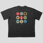 Cricket Beer Mats Oversized T Shirt, thumbnail 2 of 11