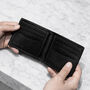 Personalised Men's Rfid Full Grain Oiled Leather Bifold Wallet, thumbnail 4 of 7