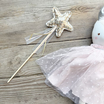 Handmade Fabric Fairy Magic Wand, 2 of 2