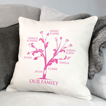 Personalised Family Tree Cushion, 10 of 10