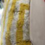 Velvet Mustard Yellow And Beige Cushion Cover, thumbnail 6 of 8