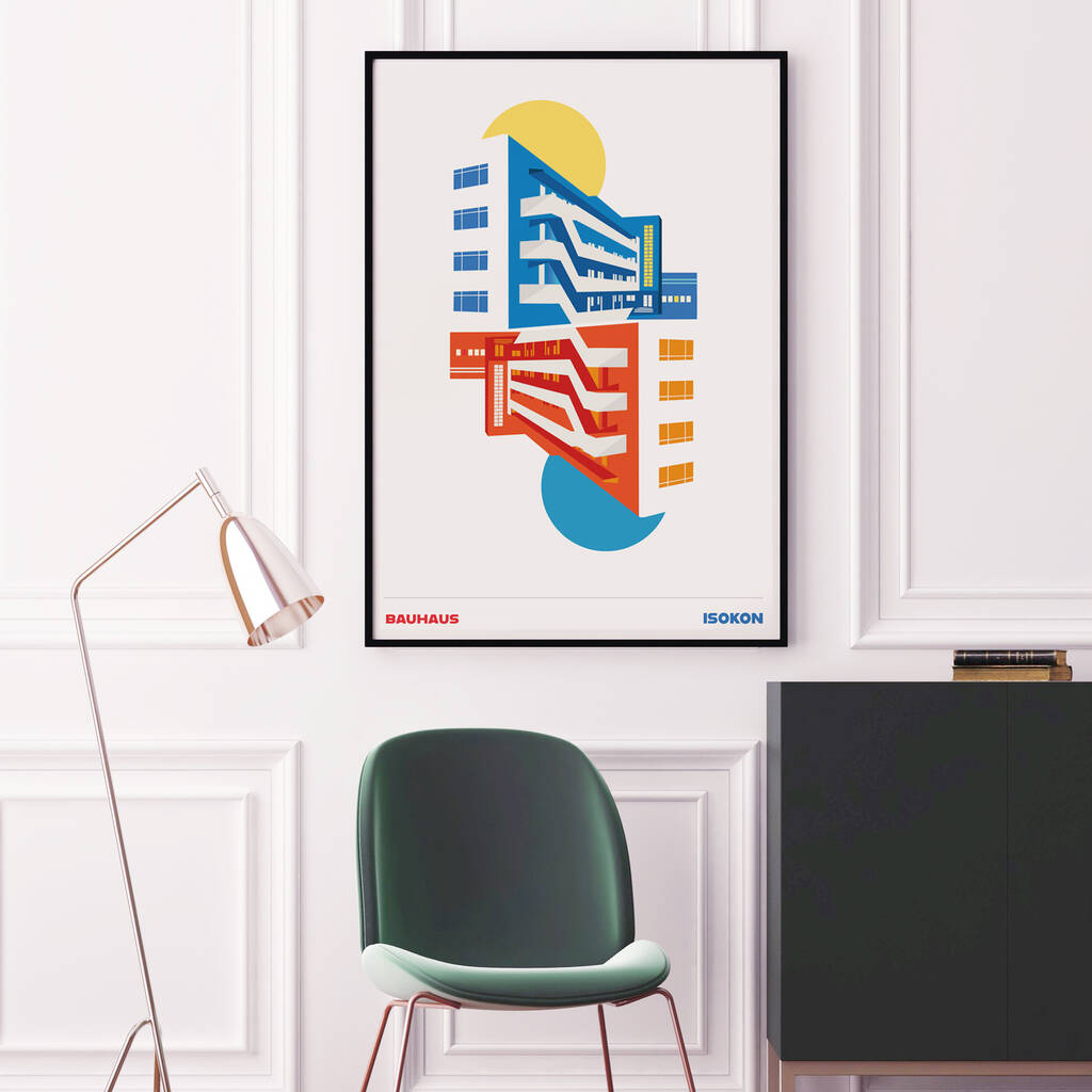 Bauhaus London Art Print Of The Iconic Isokon Building By Eye for ...