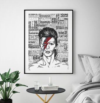 The Songs Of Bowie Illustration Print, 6 of 8