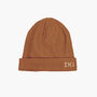 Personalised Embroidered Beanie With Initials And Matching Scarf, thumbnail 4 of 12