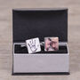 Personalised Dad Photo Cufflinks, thumbnail 2 of 2