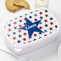 Personalised Boy's Patterned Lunch Box, thumbnail 1 of 10