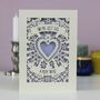 You're Just Like A Mum To Me Papercut Mother's Day Card, thumbnail 6 of 9