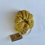 Cotton Velvet Scrunchie Mustard, thumbnail 1 of 5