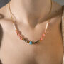Spotted Bead And Chain Necklace, thumbnail 2 of 4