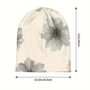 Soft Chemo Headwear Beanie Hat Bandana Cream Florals, thumbnail 7 of 12