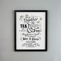 Personalised We Go Together Black Poster Frame, thumbnail 1 of 3
