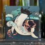 The Whale Luxury Blank Greetings Card, thumbnail 1 of 2