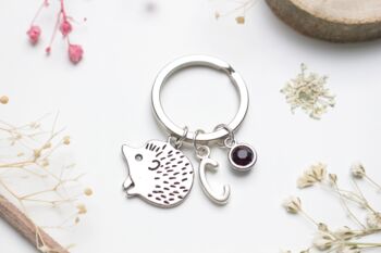 Cute Hedgehog Keyring Hedgehog Lover Gift, 3 of 6