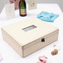 Personalised Antiqued Christening Memory Box, thumbnail 7 of 10