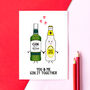 'Gin It Together' Gin Card For Partner, thumbnail 1 of 2