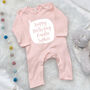 Personalised Happy Birthday Auntie Or Uncle Babygrow, thumbnail 8 of 10