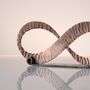 Copper Infinity Sculpture, 22nd Anniversary Gift, thumbnail 4 of 7