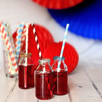 Union Jack Coloured Paper Straws, 2 of 7