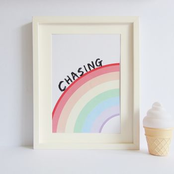 'Chasing Rainbows' Kids Giclee Print, 3 of 3