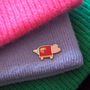 Pig In A Blanket Enamel Pin, thumbnail 5 of 12