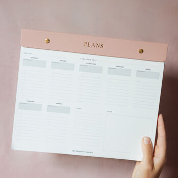Refillable Weekly Notepad Lined, 8 of 8