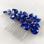 Delicate Blue Crystal Hair Comb, thumbnail 1 of 5