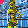Pop Art Print Of Amy Winehouse Statue In Camden Market, thumbnail 3 of 5