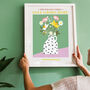 Personalised Family Birth Flowers Mother's Day Print, thumbnail 7 of 9