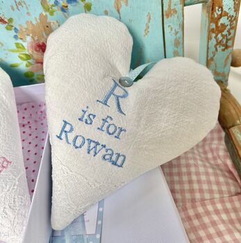 Linen Alphabet Heart, 9 of 9