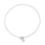 Sterling Silver Star Charm T Bar Belcher Chain Necklace, thumbnail 2 of 5