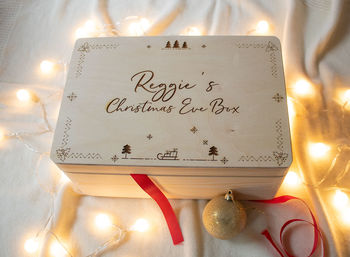 Personalised Christmas Eve Box Sleigh Deisgn, 2 of 2