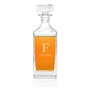 Personalised Timeless Monogram Glass Square Decanter, thumbnail 4 of 4