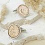 Farthing 90th 1936 Birthday Coin Cufflinks, thumbnail 1 of 11
