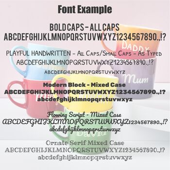 Personalised Bone China Ombre Mug For Him, 5 of 6