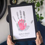 Personalised Handprint Print For Dad, thumbnail 3 of 4