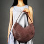 Hand Woven Leather Bag, thumbnail 2 of 12