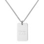 Sterling Silver Dog Tag Necklace, thumbnail 3 of 6