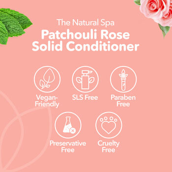 Patchouli Rose Conditioner Bar For All Hair Types, 5 of 10