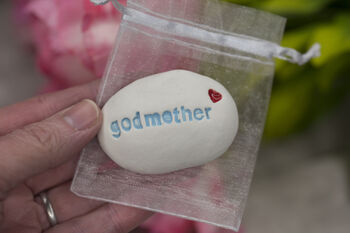 'Godmother' Gift Pocket Pebble, 2 of 2