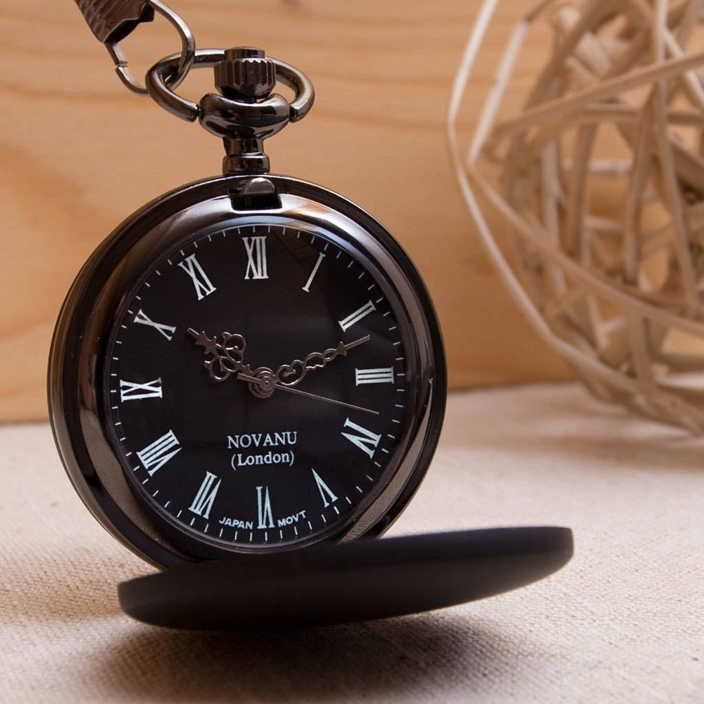 Black on sale pocket watch