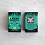 Kawaii Halloween Bat Mini Cross Stitch Kit, thumbnail 4 of 7