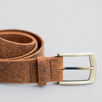 Handmade Leather Belt, 3 of 10