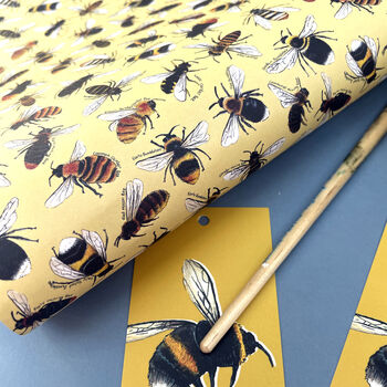 Bees Of Britain Wrapping Paper, 5 of 9