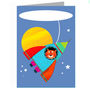 Personalised Bubble Rocket Tiger Card, thumbnail 3 of 5
