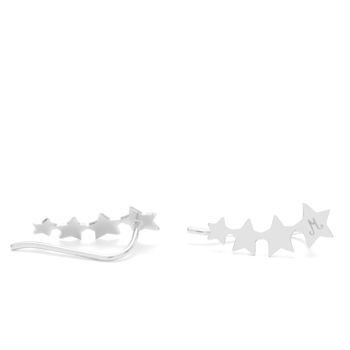 Personalised Shooting Stars Ear Climbers, 4 of 8